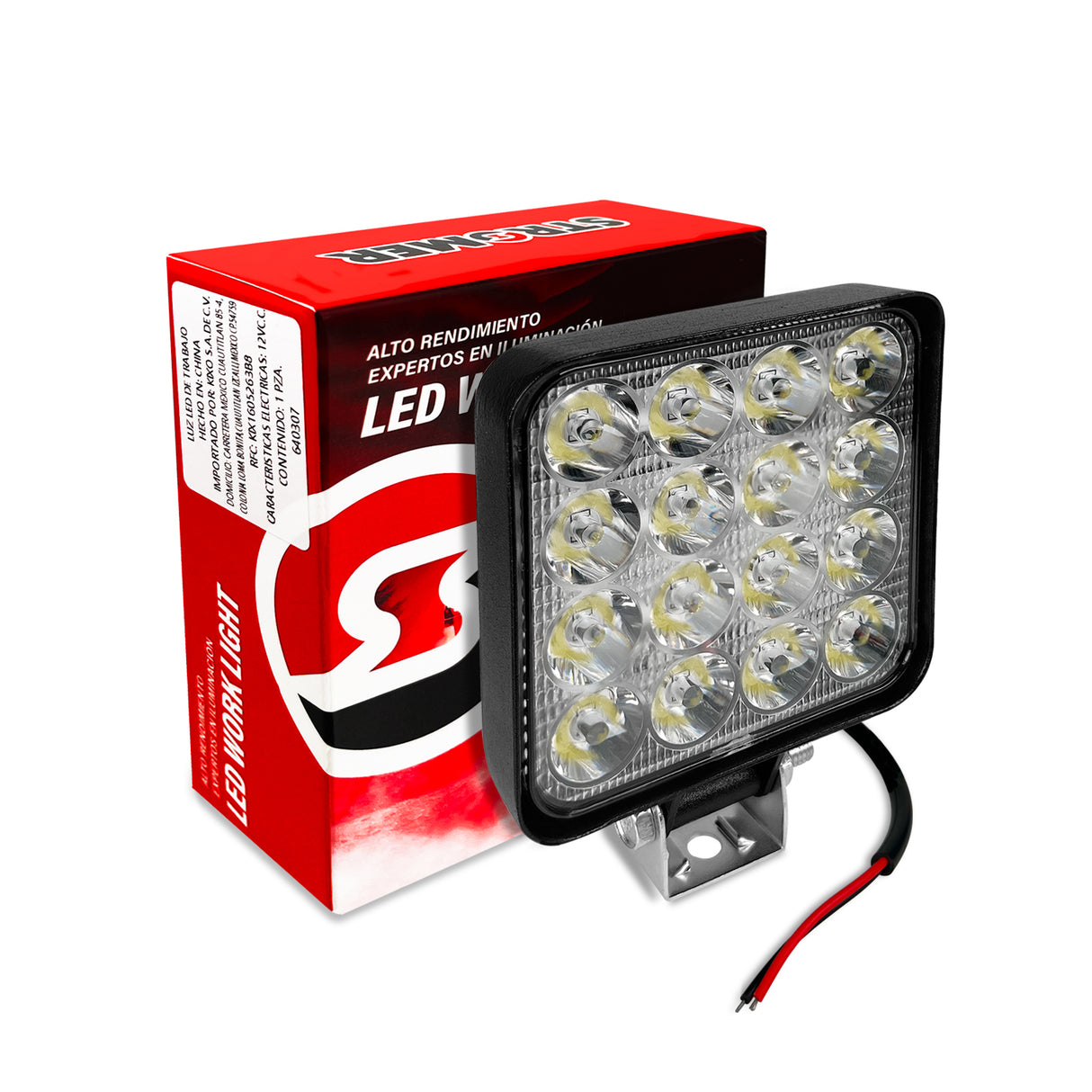 FARO CUADRADO MINI 16 LED