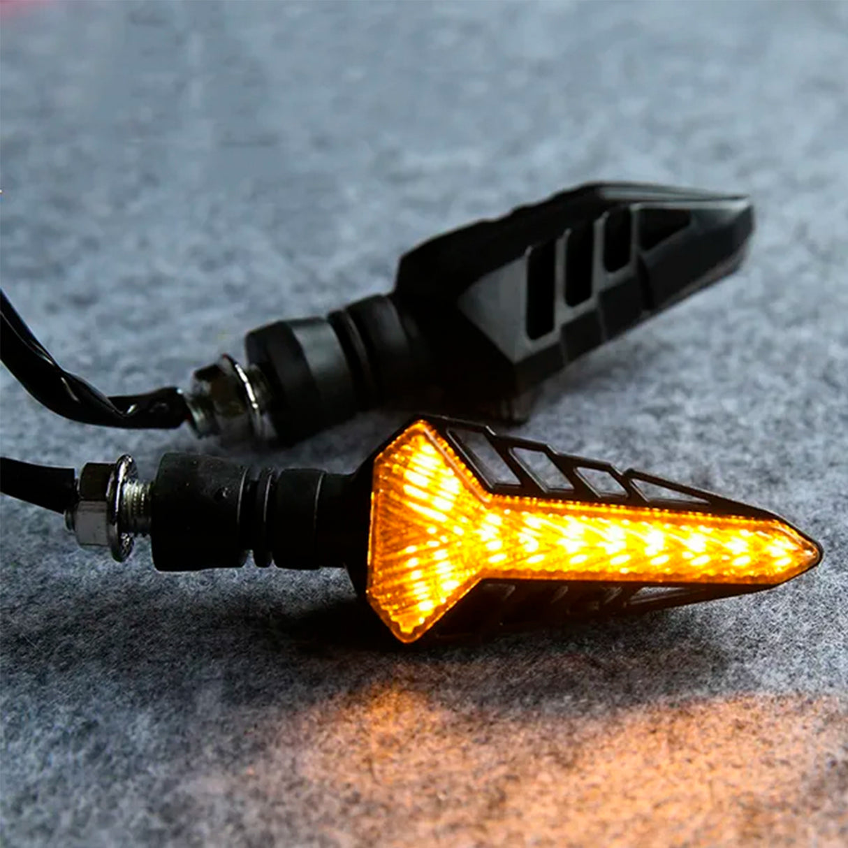 DIRECCIONAL PARA MOTO ÁMBAR