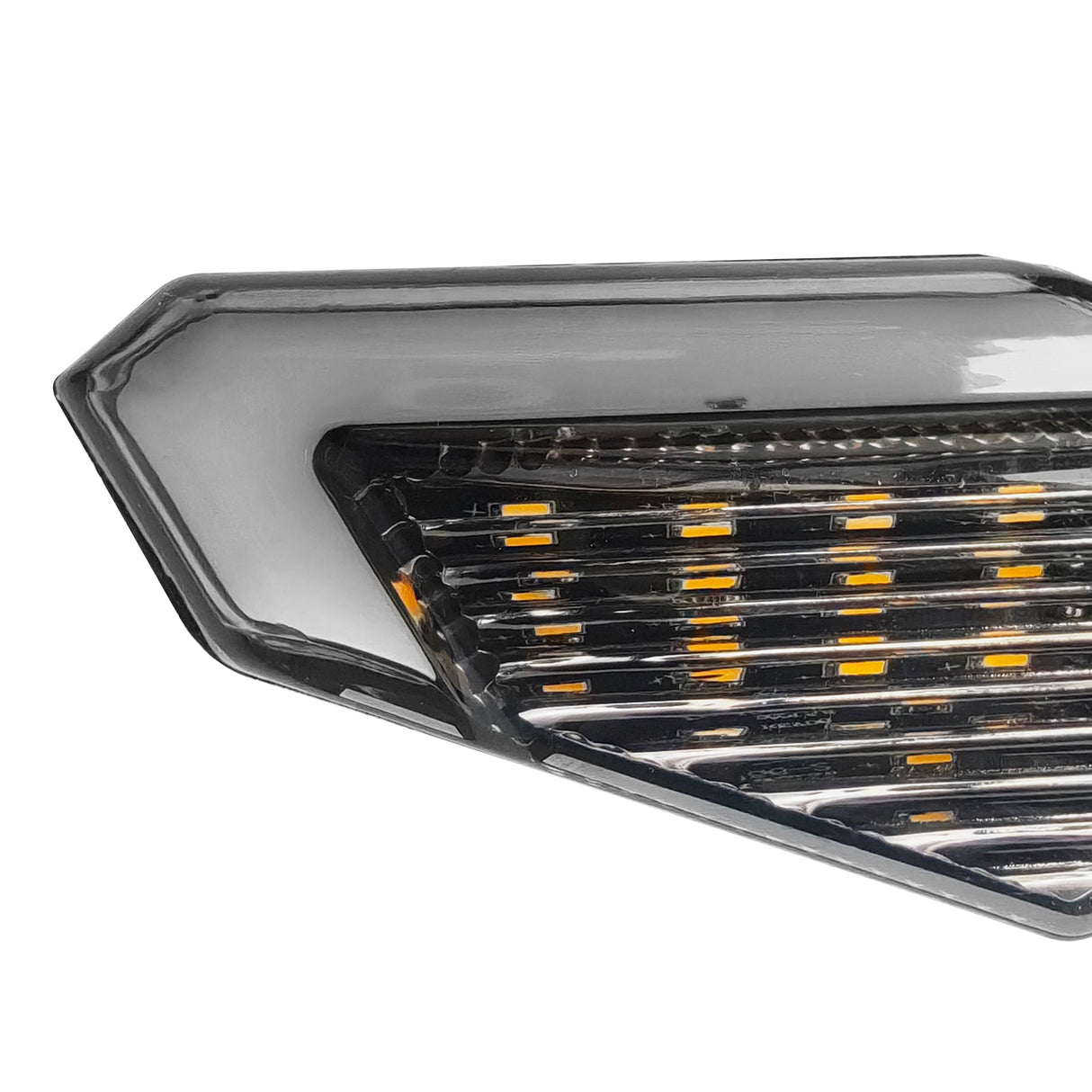 DIRECCIONAL PARA MOTO ÁMBAR/ROJO