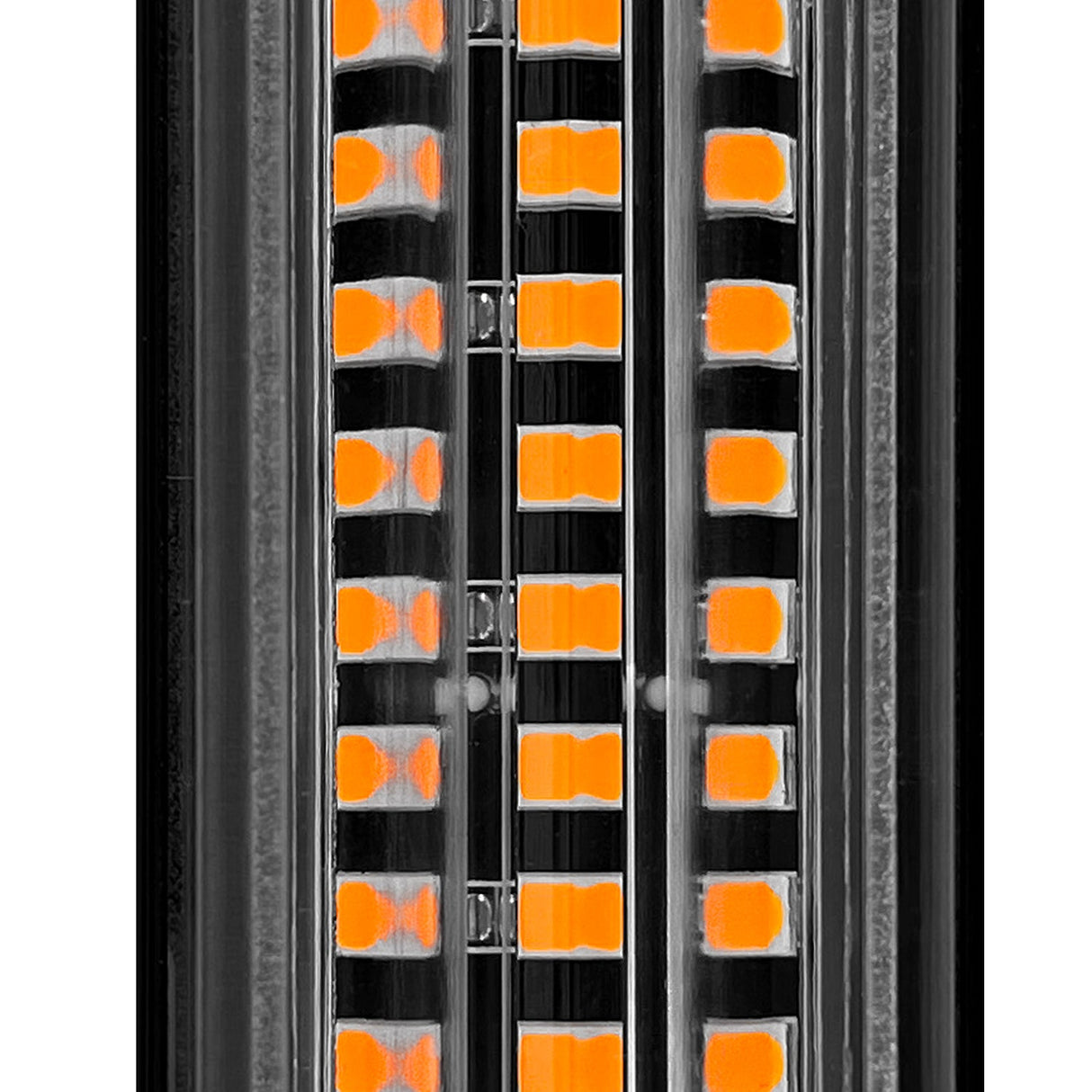 BARRA ESTROBO AMBAR+BLANCO 6 MDS