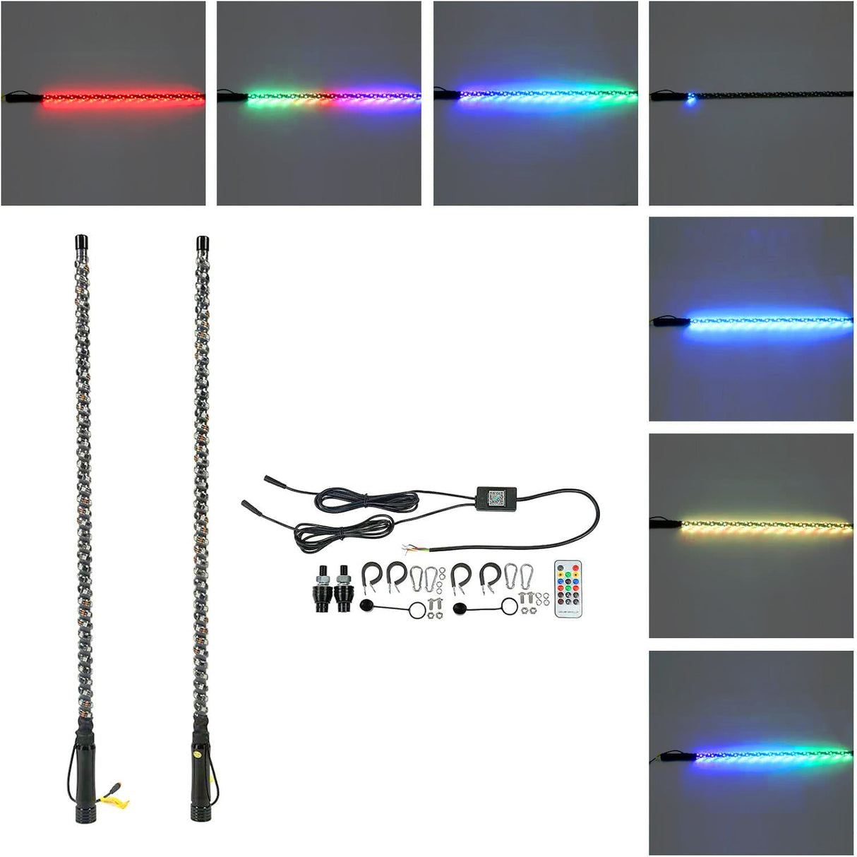 LUCES DE LATIGO LED RGB 115 CM