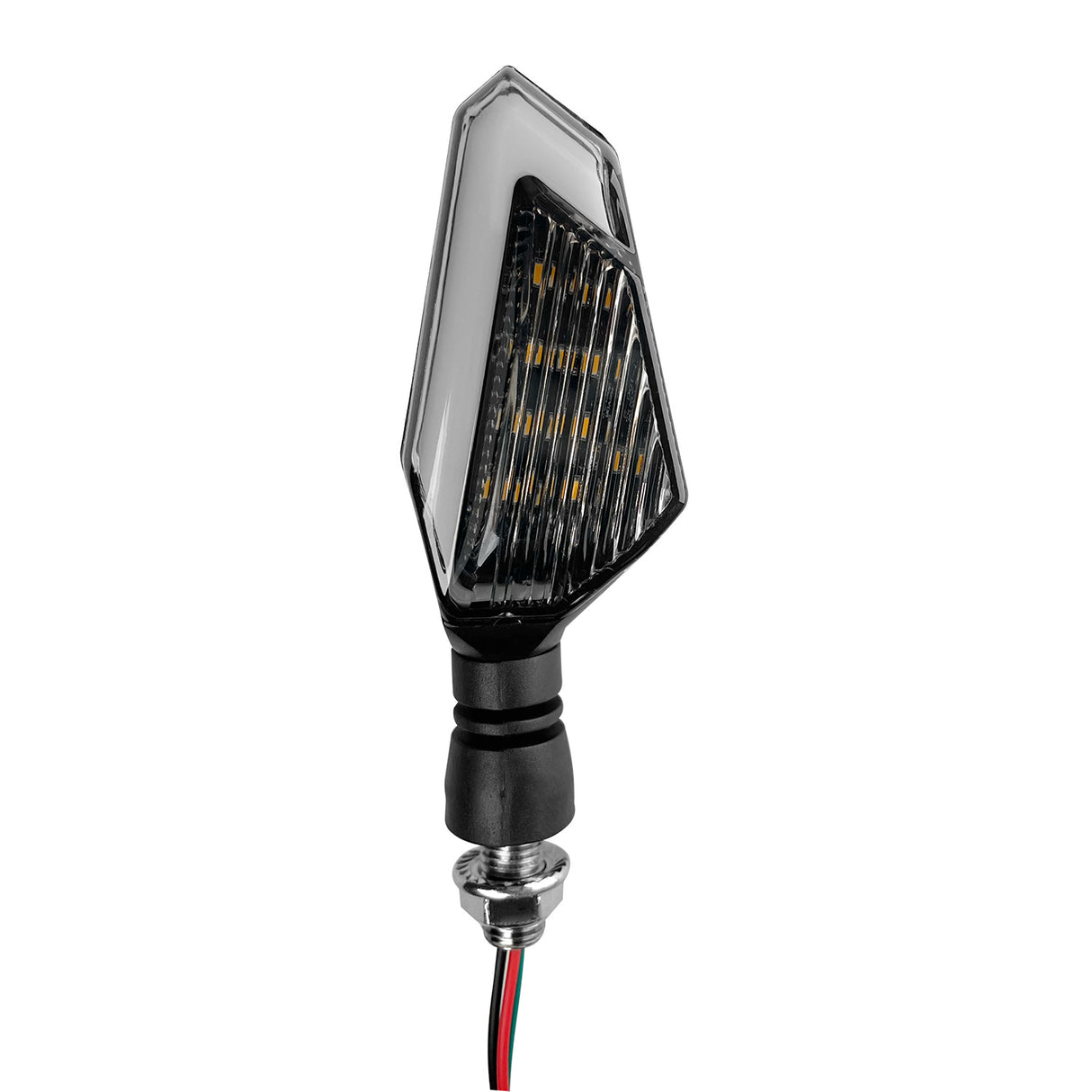 DIRECCIONAL PARA MOTO ÁMBAR/ROJO