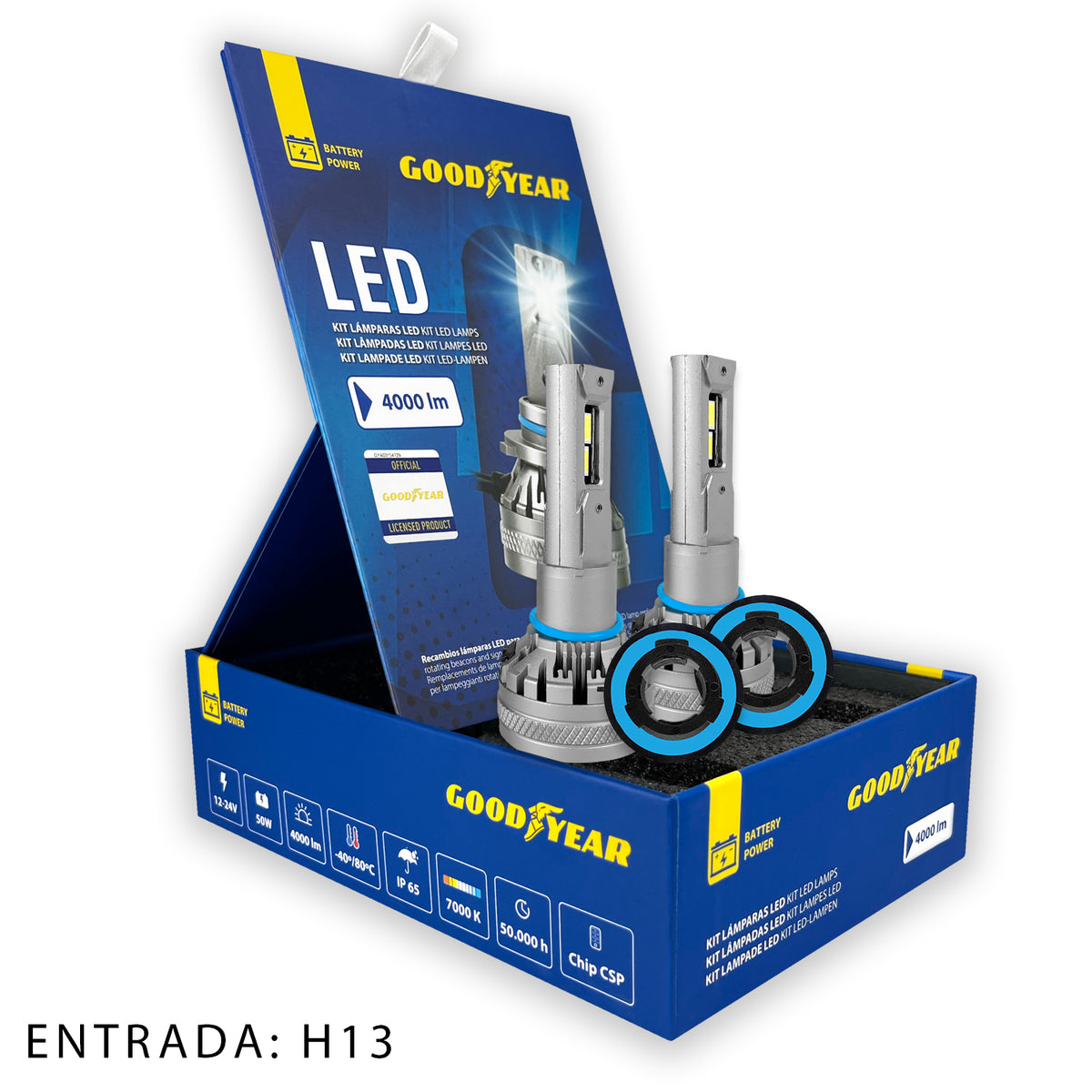 KIT HIPERLED GOODYEAR H13
