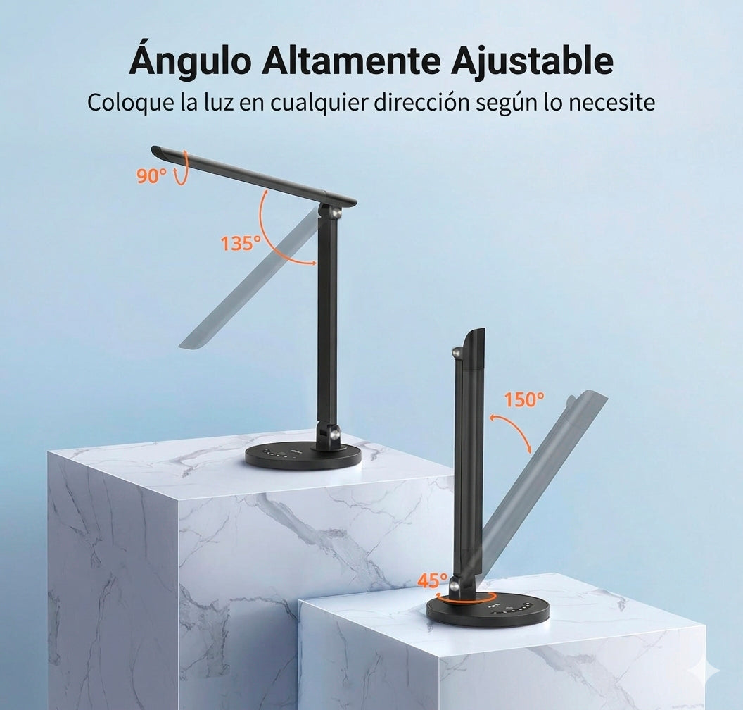 LÁMPARA DE ESCRITORIO LED TÁCTIL CON PROTECCIÓN OCULAR.