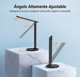 LÁMPARA DE ESCRITORIO LED TÁCTIL CON PROTECCIÓN OCULAR.