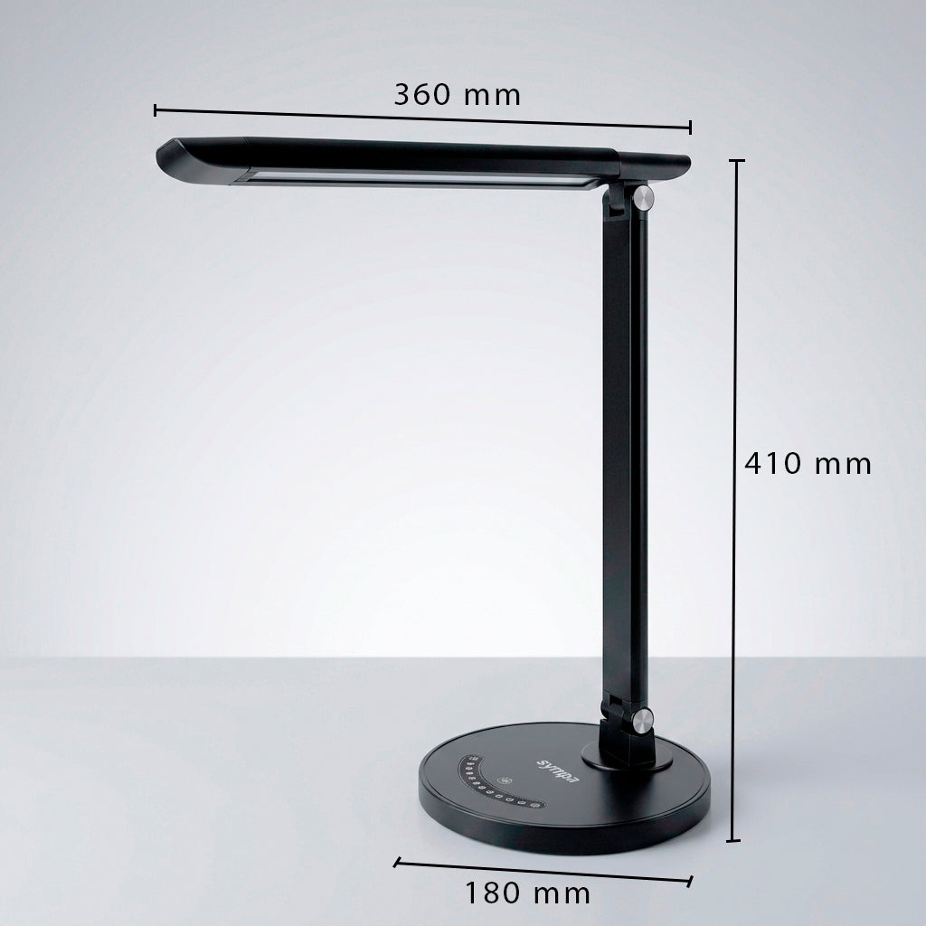 LÁMPARA DE ESCRITORIO LED TÁCTIL CON PROTECCIÓN OCULAR.