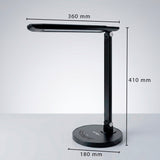 LÁMPARA DE ESCRITORIO LED TÁCTIL CON PROTECCIÓN OCULAR.