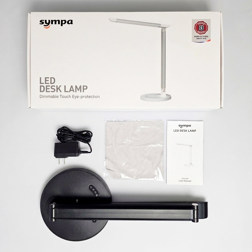 LÁMPARA DE ESCRITORIO LED TÁCTIL CON PROTECCIÓN OCULAR.