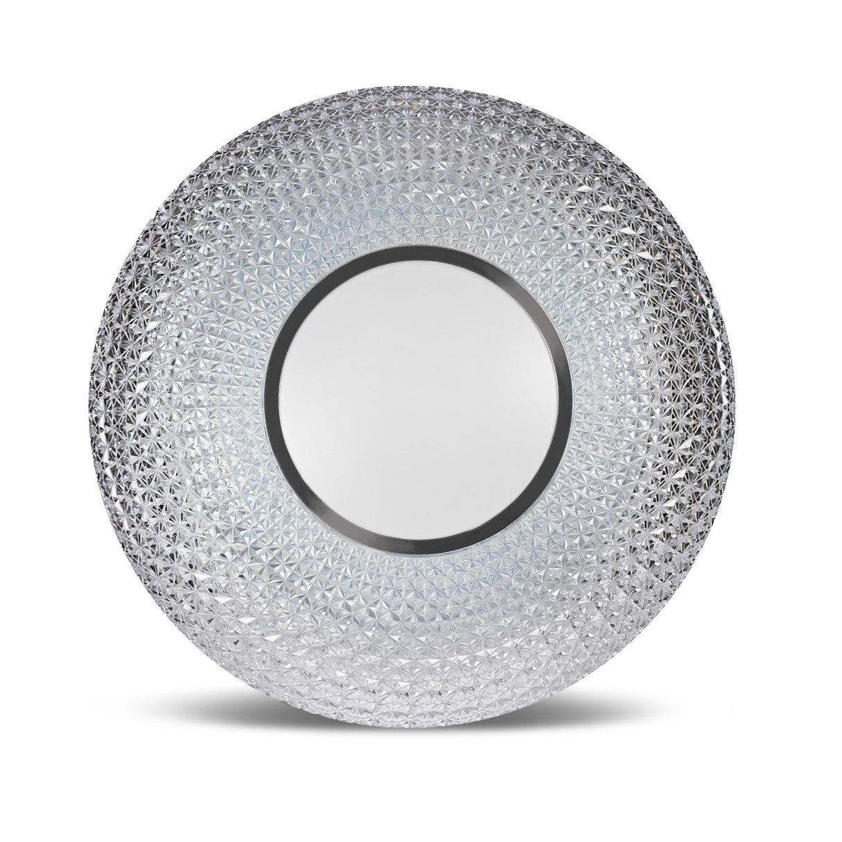 LÁMPARA DE TECHO EFECTO CRISTAL LUZ CÁLIDA