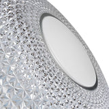 LÁMPARA DE TECHO EFECTO CRISTAL LUZ CÁLIDA