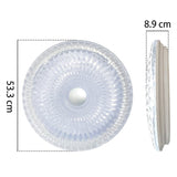 LÁMPARA DE TECHO LED INTELIGENTE 21 EFECTO VIDRIO C/CONTRO