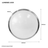 LÁMPARA LED DE TECHO CON SENSOR DE MOVIMIENTO 16"