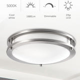 LÁMPARA DE TECHO PLAFÓN LED REGULABLE 12 LUZ BLANCA