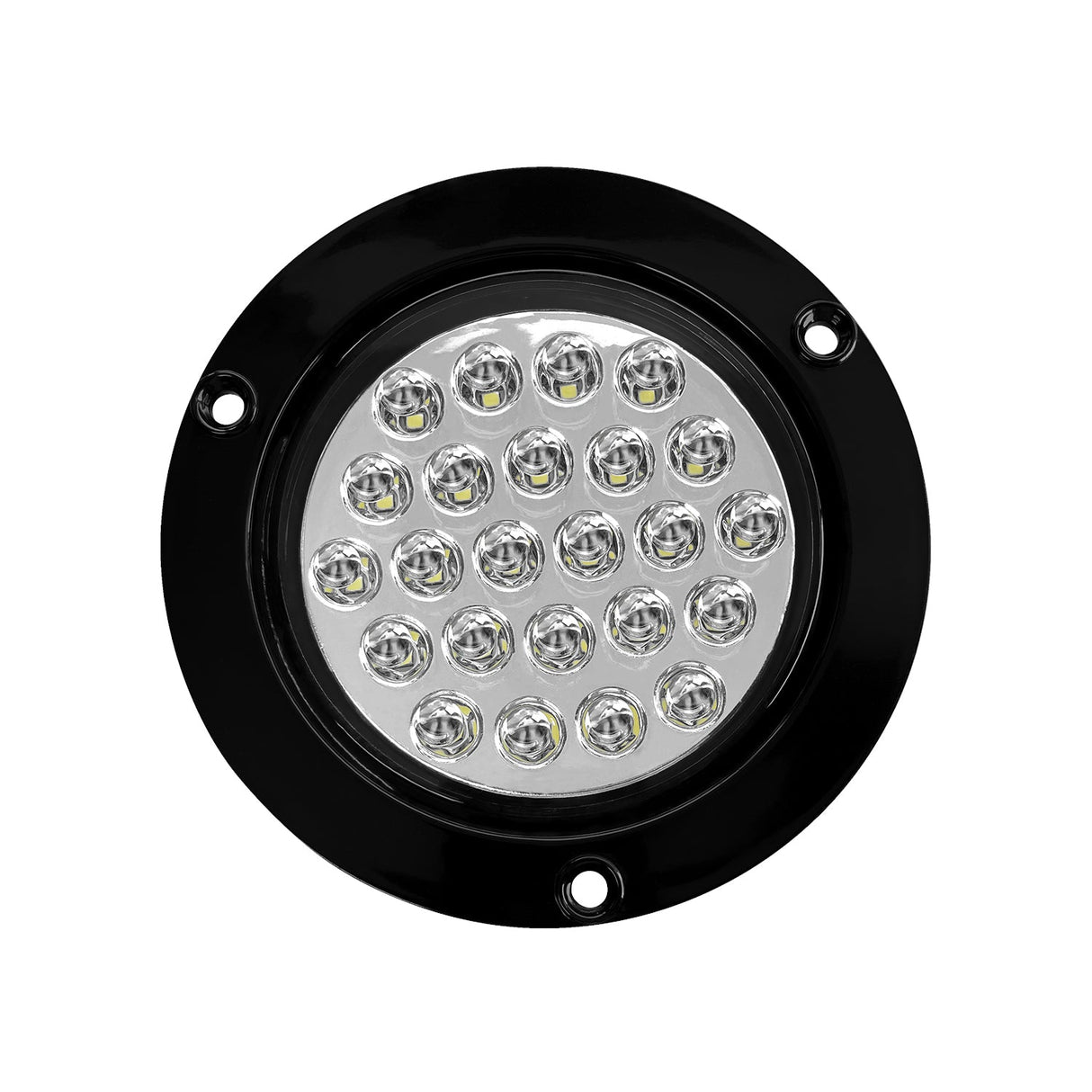 PLAFON 4" 24LED BLANCO BAJA/STROBO