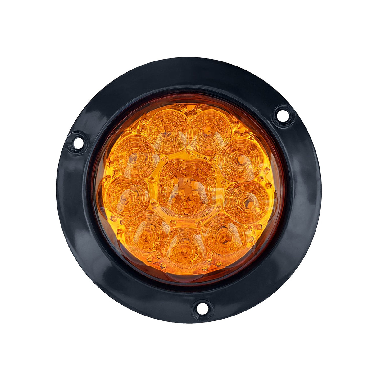 PLAFON 4" 13LED AMBAR BAJA/STROBO