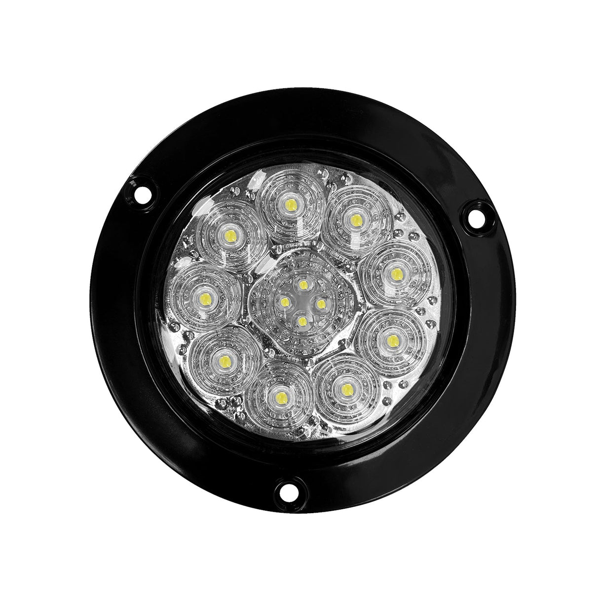 PLAFON 4" 13LED BCO BAJA/STROBO