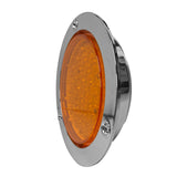 PLAFON LED AMBAR /CROMO