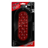 PLAFON 6" 13LED ROJO BAJA/ESTROBO