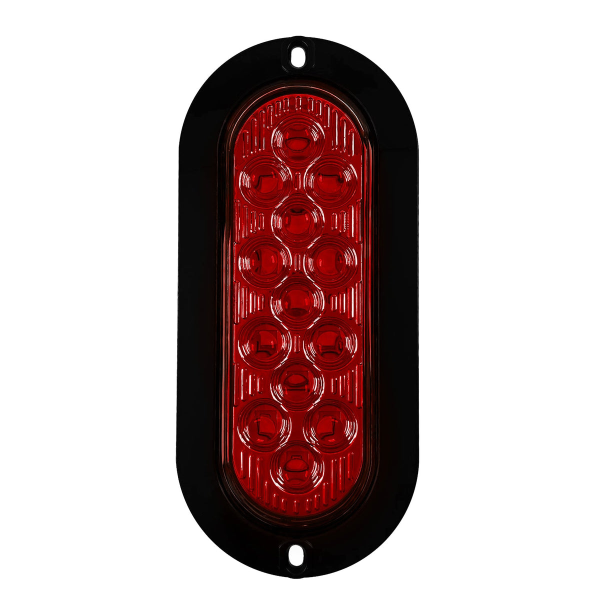 PLAFON 6" 13LED ROJO BAJA/ESTROBO