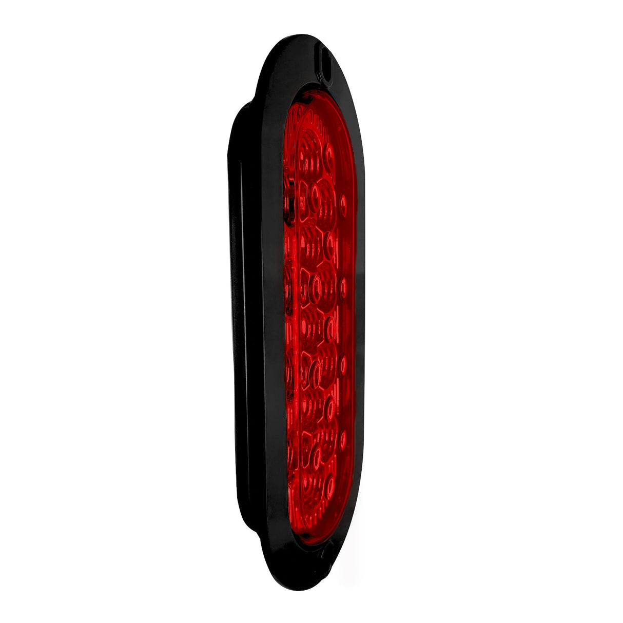 PLAFON 6" 13LED ROJO BAJA/ESTROBO